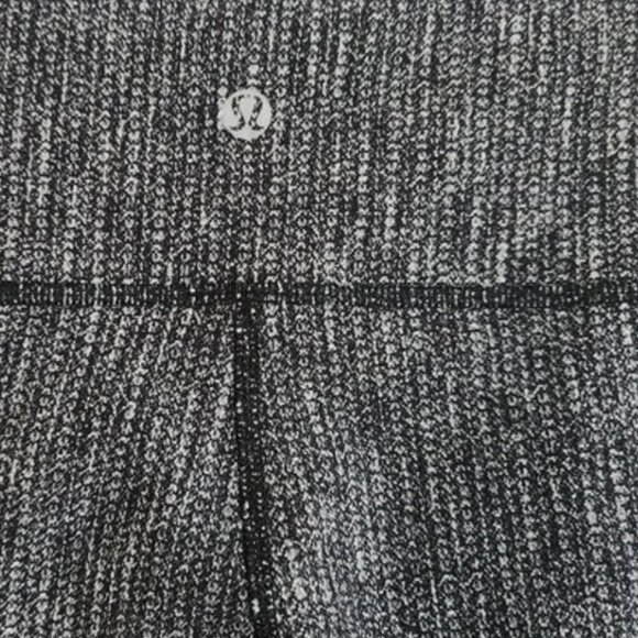 Lululemon Wunder Under Pant Coco Pique Black size 4 - Picture 6 of 6